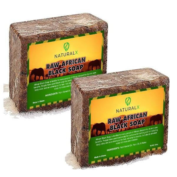 African Raw Black Soap (8oz)
